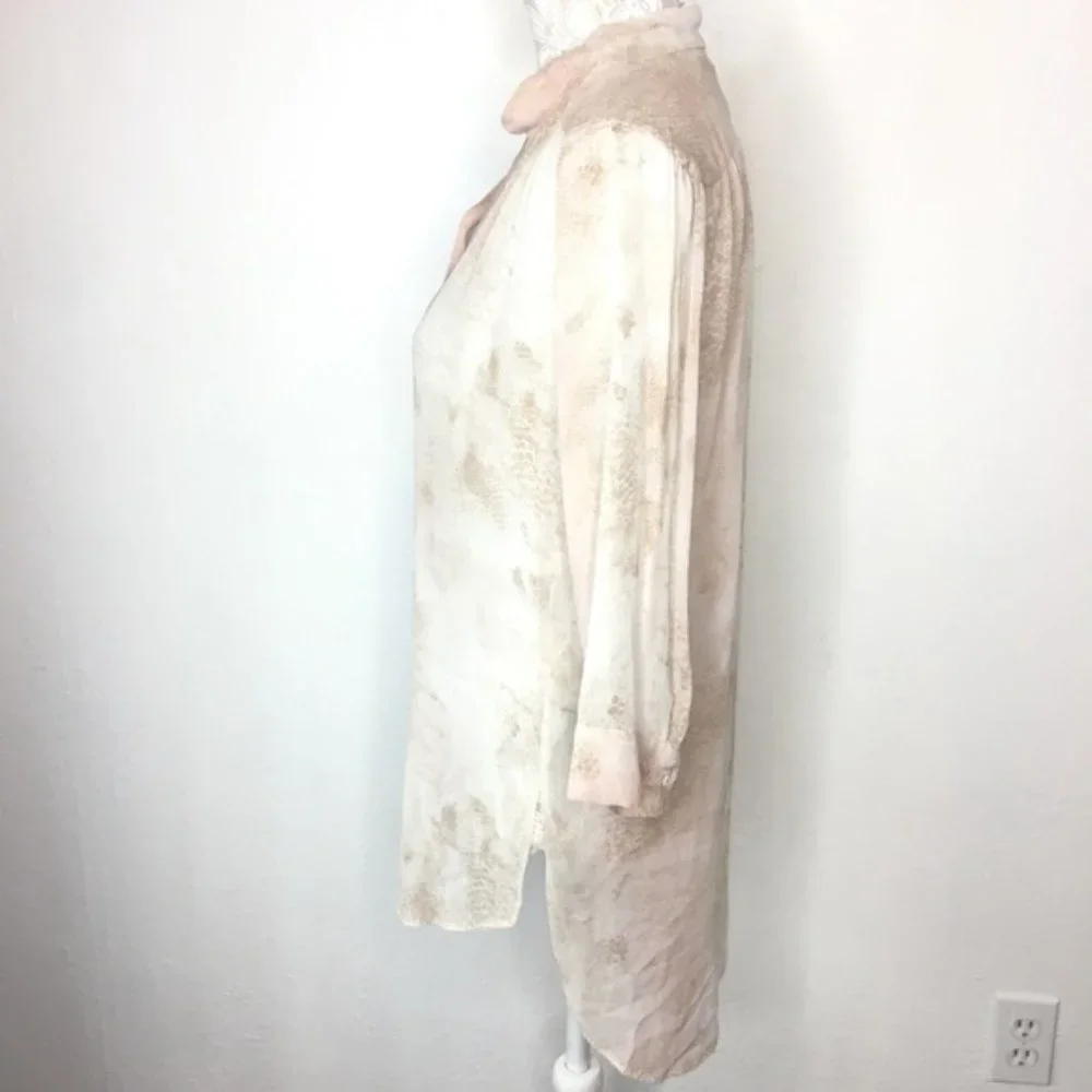 Wilfred Silk Blouse Watercolor Honey Comb SM 322 - Picture 4 of 7